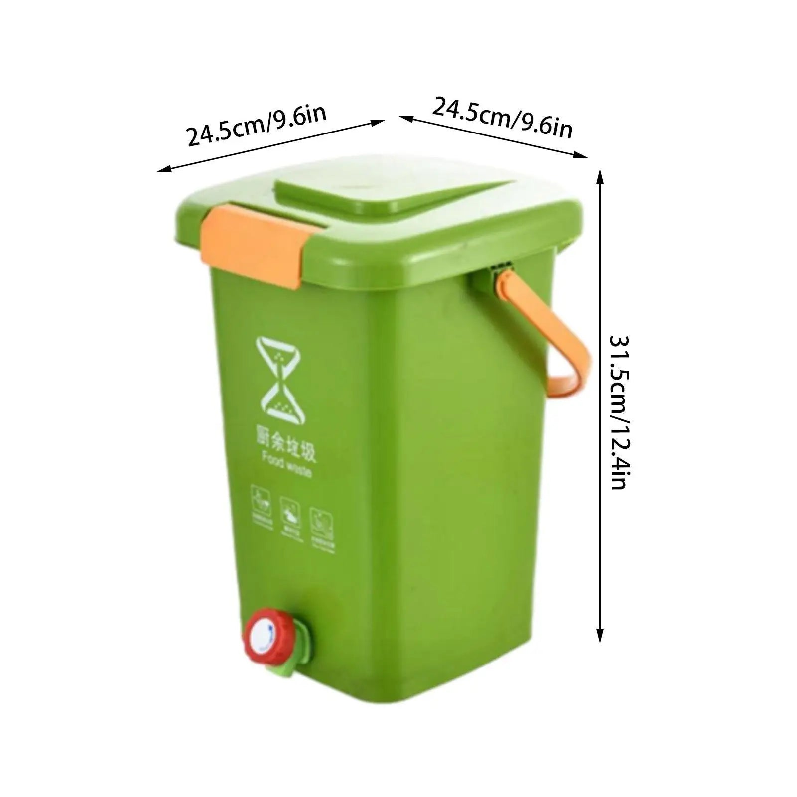 Kitchen Waste Compost Bucket Composting Recycle Bucket Multifunction Modern Waste Bin Counter Compost Bin for Counter Kitchen