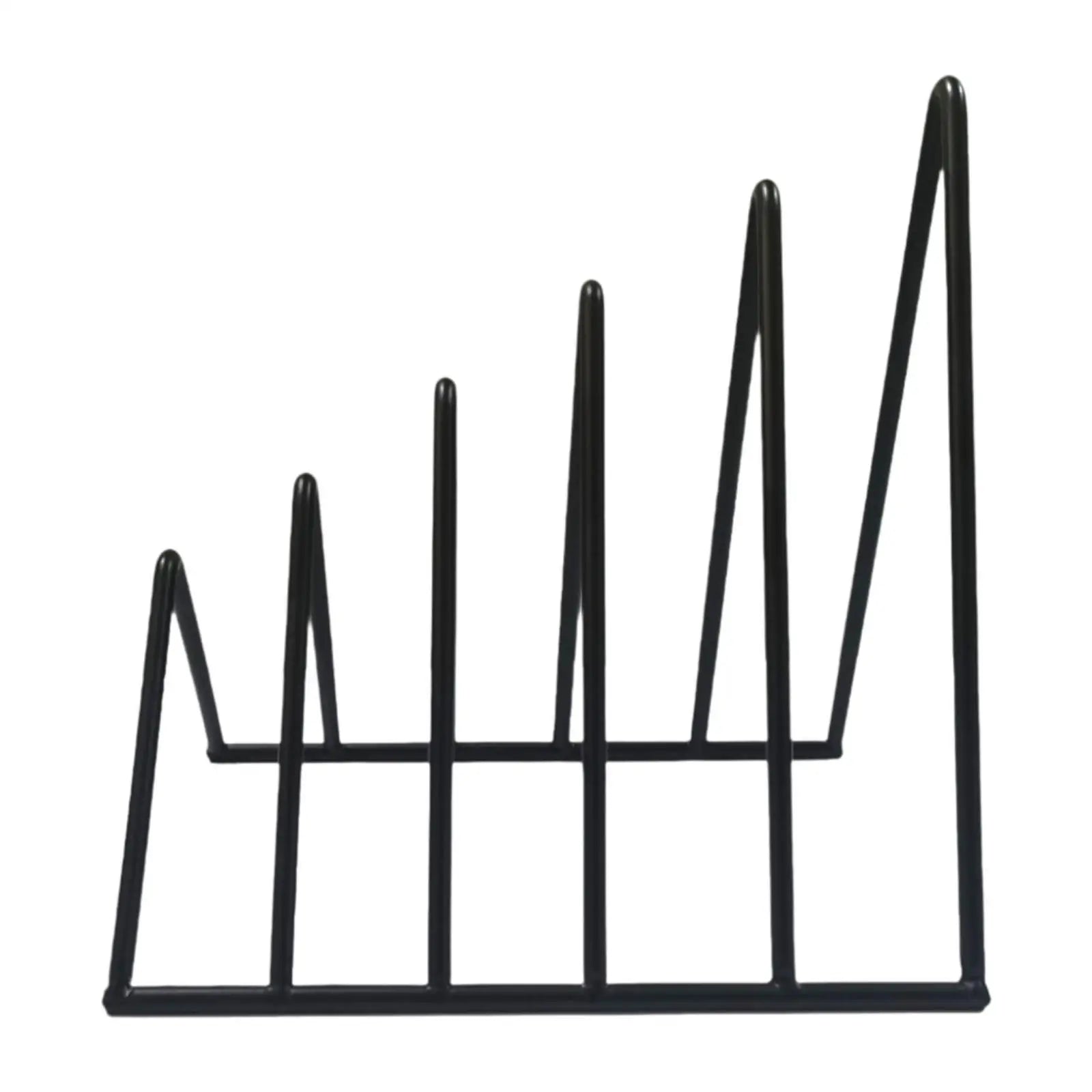 File Folder Sorter Non Skid Desk Triangle Bookshelf Bookend Organizer for Recipe Vinyl Records Office Magazines Hold Heavy Books