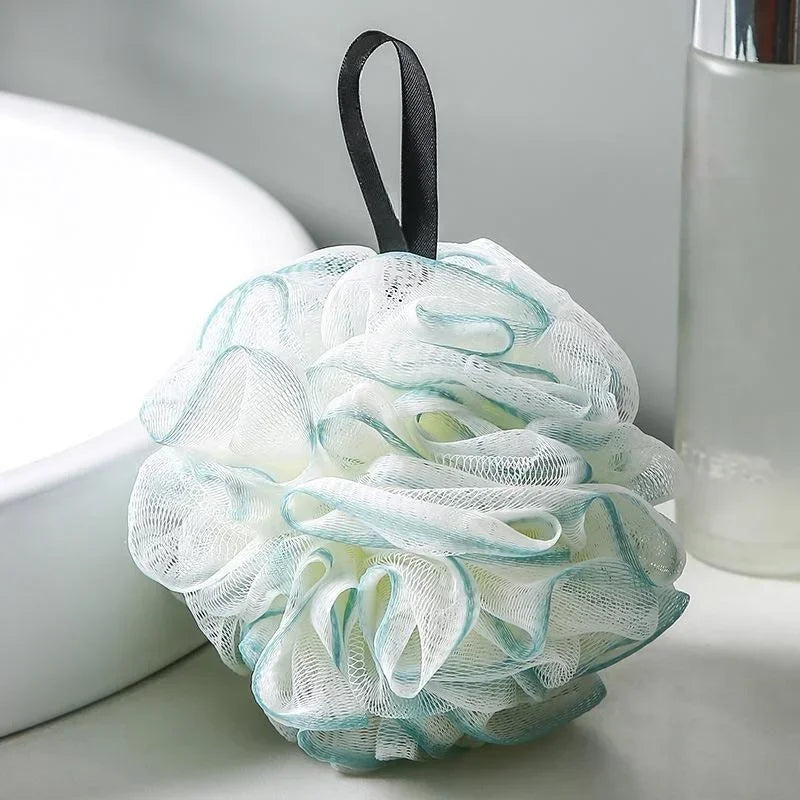 1/2/3pcs Large Bath Ball Rich Bubble Bath Towel Scrubber Body Cleaning Mesh Shower Wash Sponge Bathroom Accessories