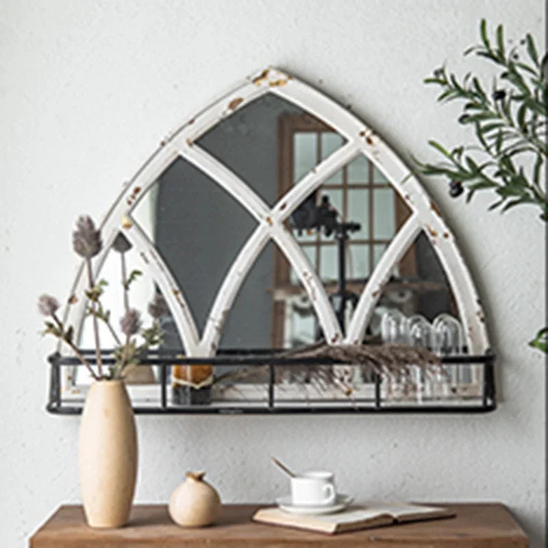 Standing Full Length Mirror Window Creative Wall Hanging Decorative Mirror Dressing Espejos Decorativos Aesthetic Room Decor