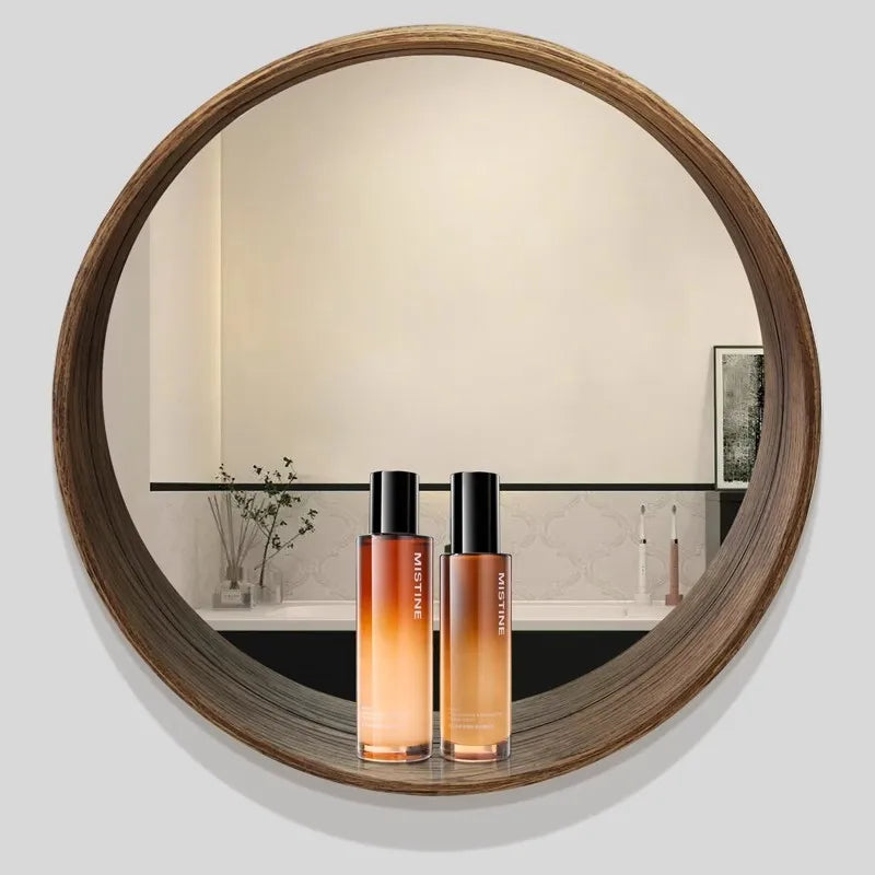 Vintage Home Decor Mirror Solid Wood frame Irregular Shape Full-length Mirror Wall-Mounted HD Dressing Mirror Size56x165cm