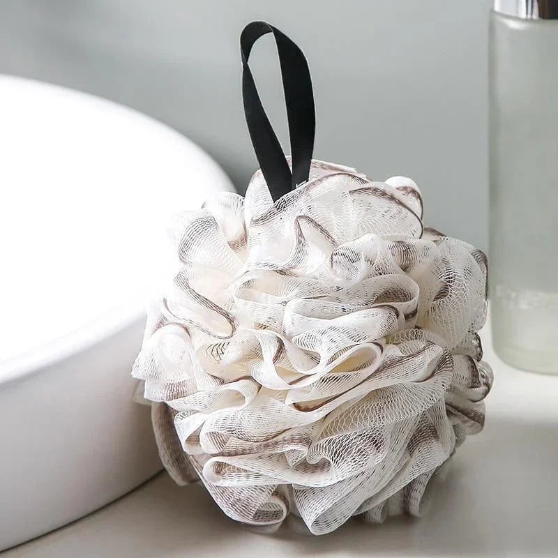 1/2/3pcs Large Bath Ball Rich Bubble Bath Towel Scrubber Body Cleaning Mesh Shower Wash Sponge Bathroom Accessories