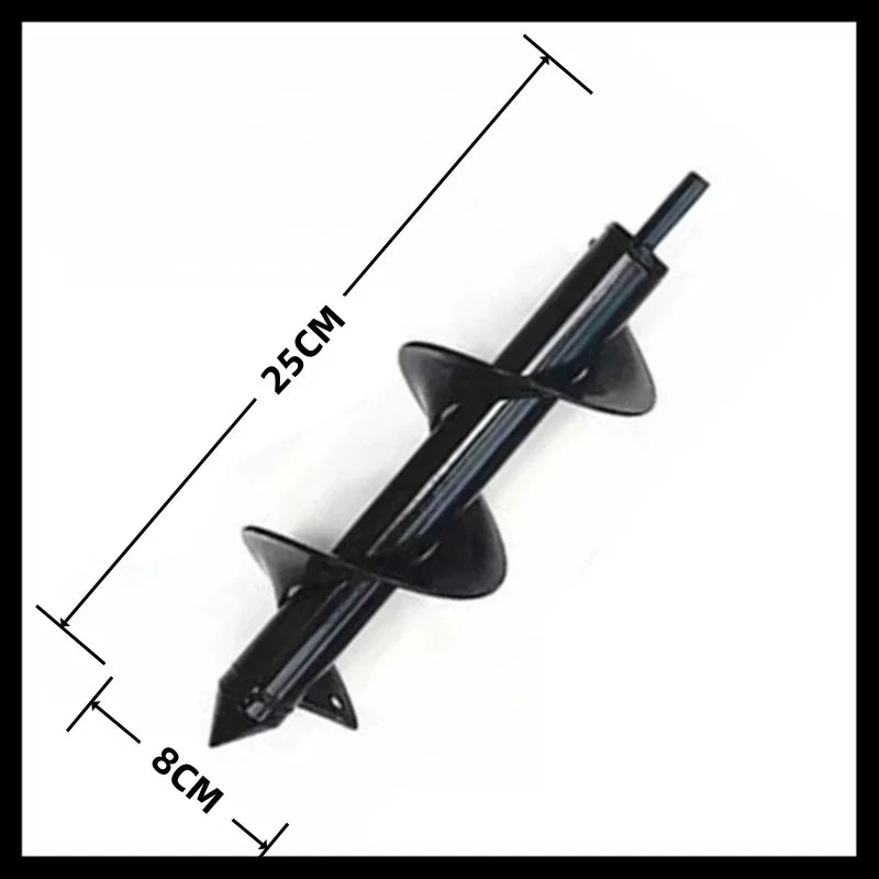 Metal Drill Bit Set Steel Gardening Tools Yard Spiral Rod Loose Soil Digging Pit Sowing Planting Flowers And Trees Plant Tool