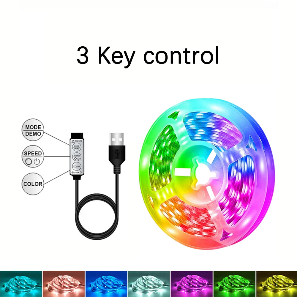 40M/131Ft LED Strip Lights APP Control Color Changing RGB Led Light Flexible Lamp Tape for Room Decoration TV Backlight Diode