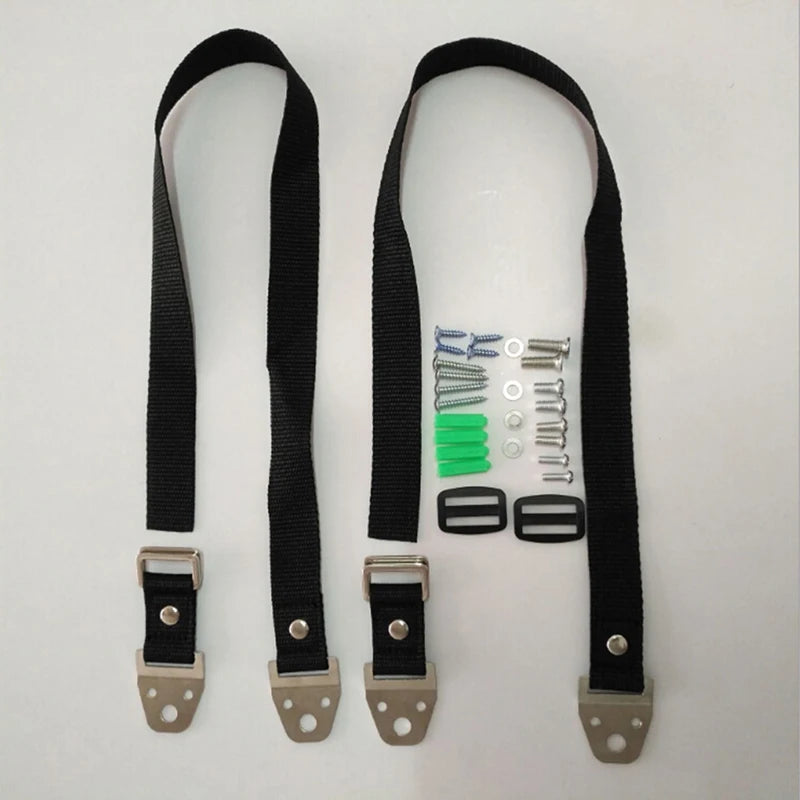 Good Quality Baby Safety Lock 2pcs/lot Baby Safety Anti-Tip Straps For Flat TV Furniture Wall Strap Child Lock Protection NEW