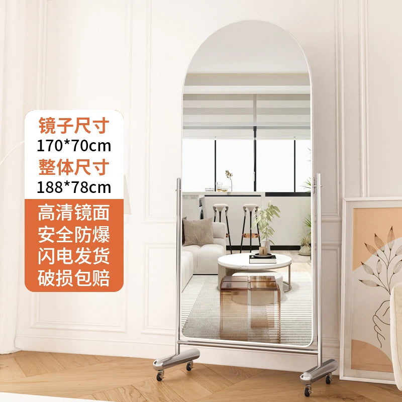 Full Length Decorative Mirrors Wall Bedroom Living Room Aesthetic Interior Standing Ornaments Decoracion Pared Decorations Home