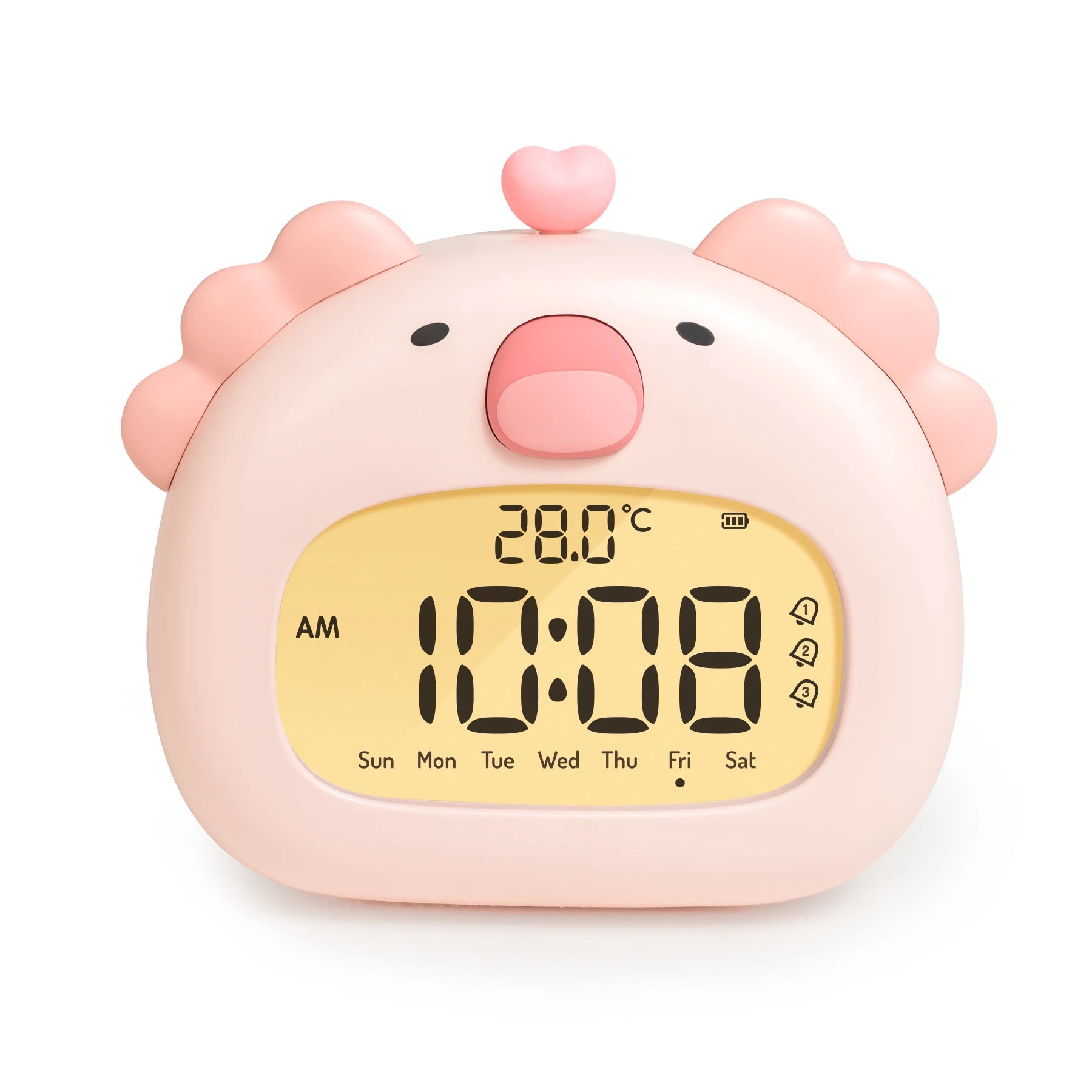 LED Alarm Clock With Night Light Multi-functional Timer Wake Up Alarm Clocks Capybara Axolotl Koala Bedroom Desk Decor Kids Gift