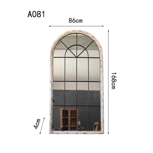 Standing Full Length Mirror Window Creative Wall Hanging Decorative Mirror Dressing Espejos Decorativos Aesthetic Room Decor