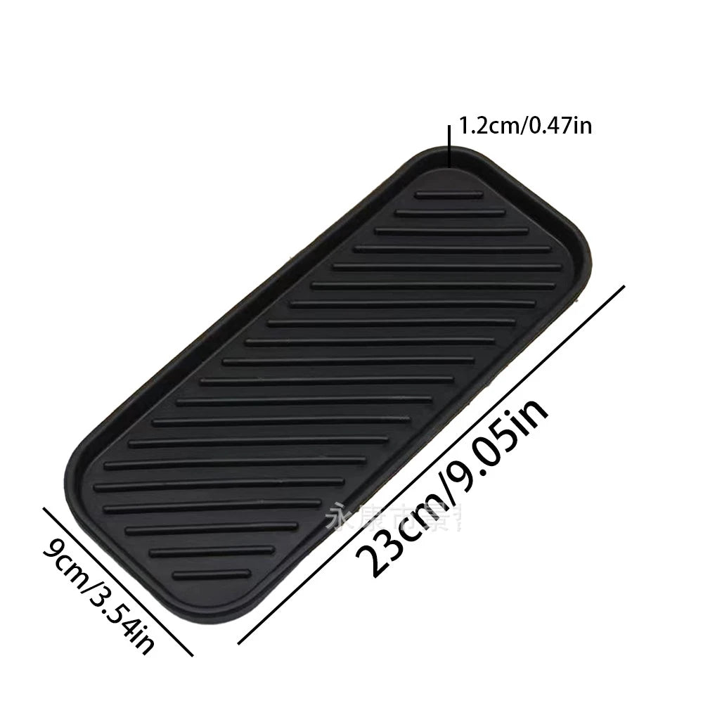 1pc Silicone Sponge Holder Kitchen Sponge Holder, Silicone Slink Organizer Tray for Bathroom,Soap Dispenser,Simple Silicone Soap