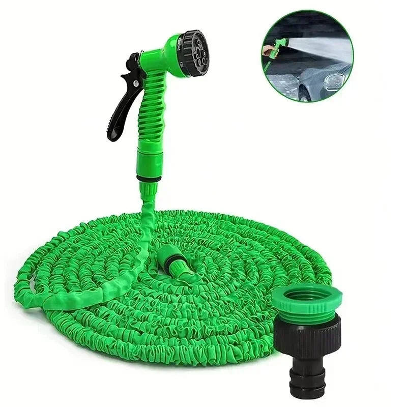 2025 Model Retractable Magic Hose High-Pressure Car Washing Device Water Gun Garden Water Pip Household Garden Watering Hose