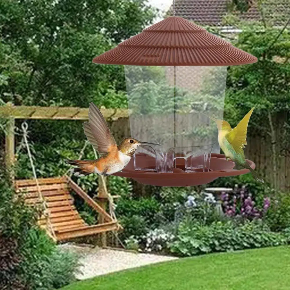 Waterproof With Hang Rope Feed Station Flying Animal Garden For Pet Bird Feeder Feeding Tool Bird Supplies Food Container