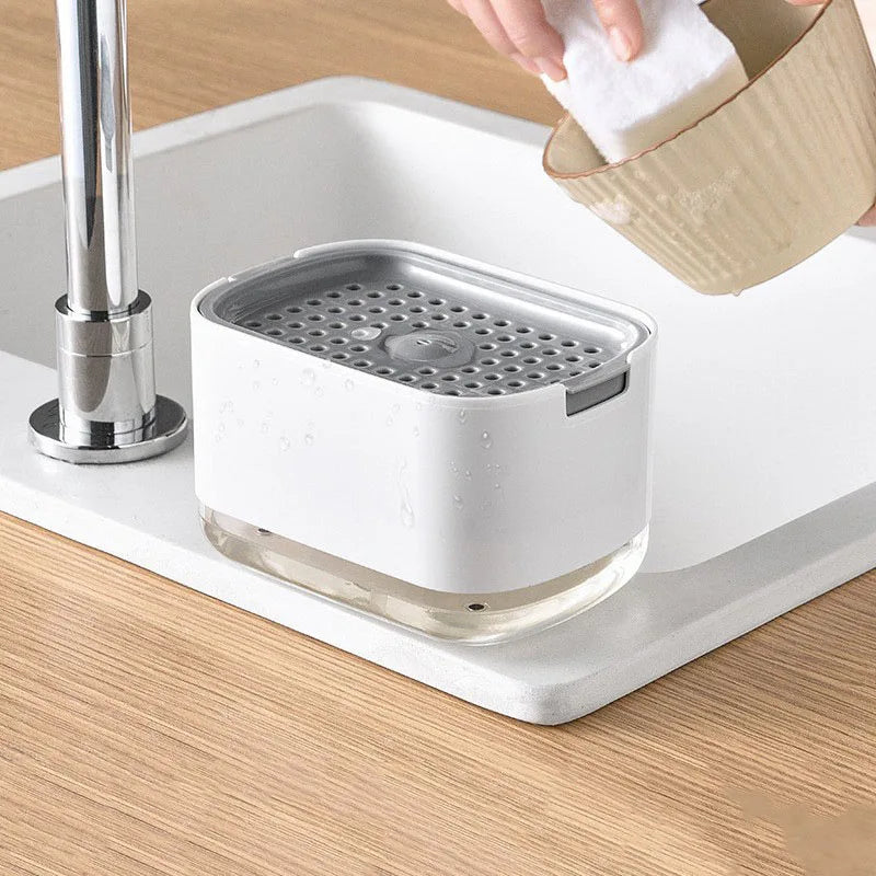 Kitchen Soap Dispenser Liquid soap dispenser detergent Large capacity soap dish dispenser Kitchen accessories Sink dish foam