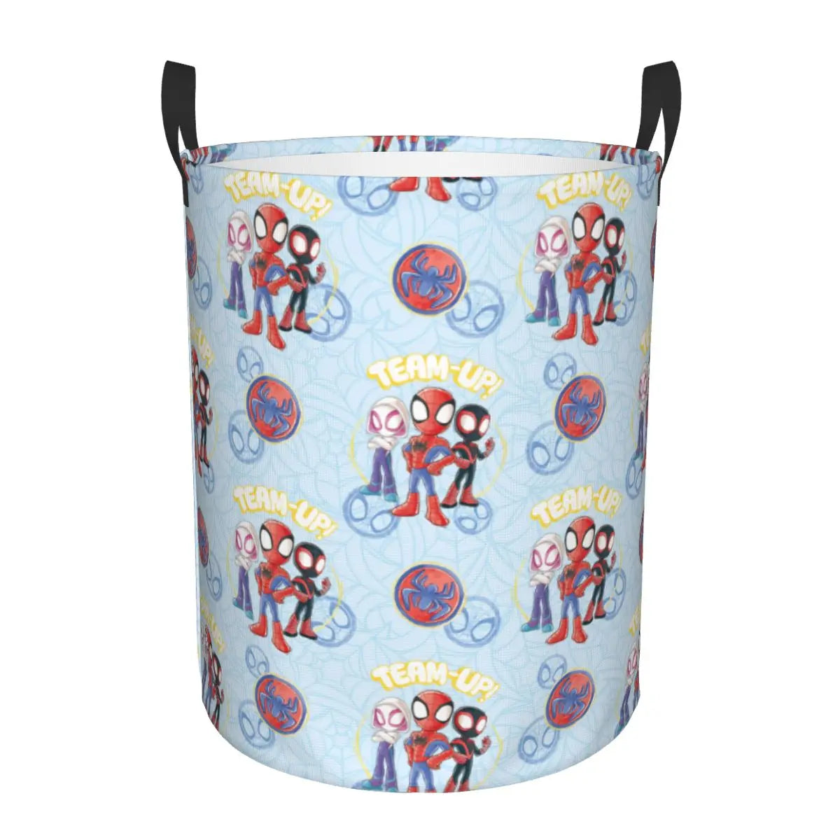 Custom Superheros Movie Collection Laundry Hamper Large Clothes Storage Basket Spider Man Comics Toys Bin Organizer for Nursery