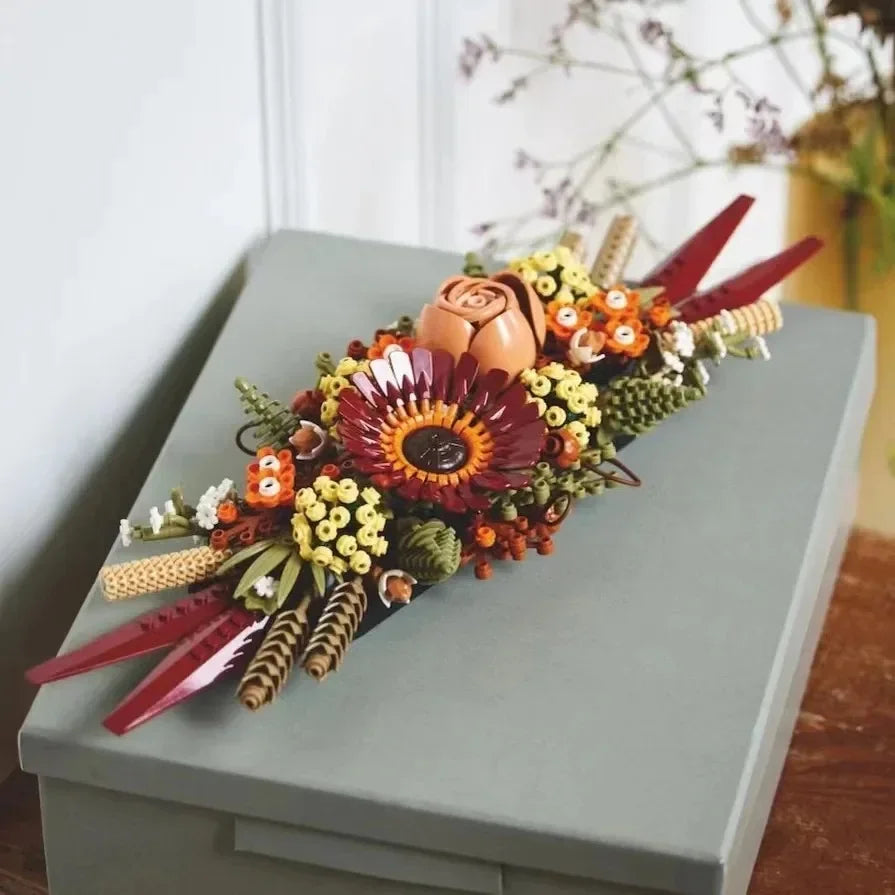 Wildflower Bouquet 10313 Building Blocks Set Dried Flower Centerpiece 10314 Botanical Home Decor  Toys Girl Birthday Gift