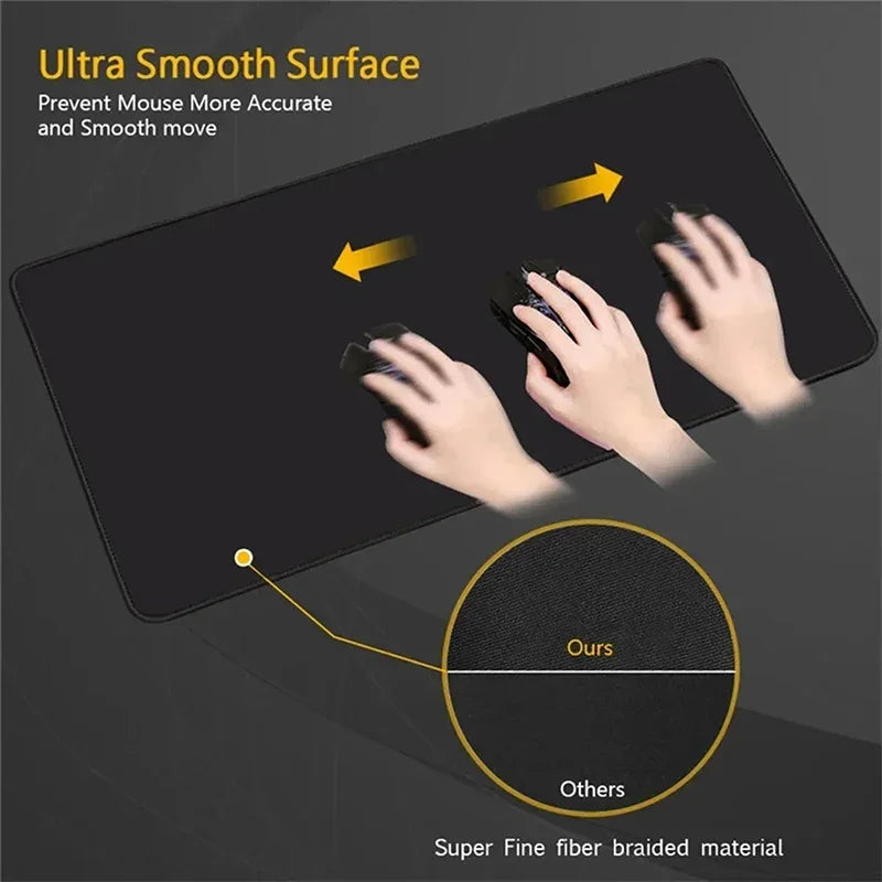 Mousepad Computer New XXL MousePads Keyboard Pad Mouse Mat Gamer Soft Office Carpet Table Mat Desktop Big Mouse Pad