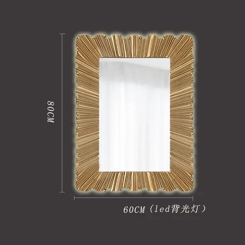 Full-Length Mirror European Style Stand-Alone Tall Floor-Mounted Mirror for Home Decor