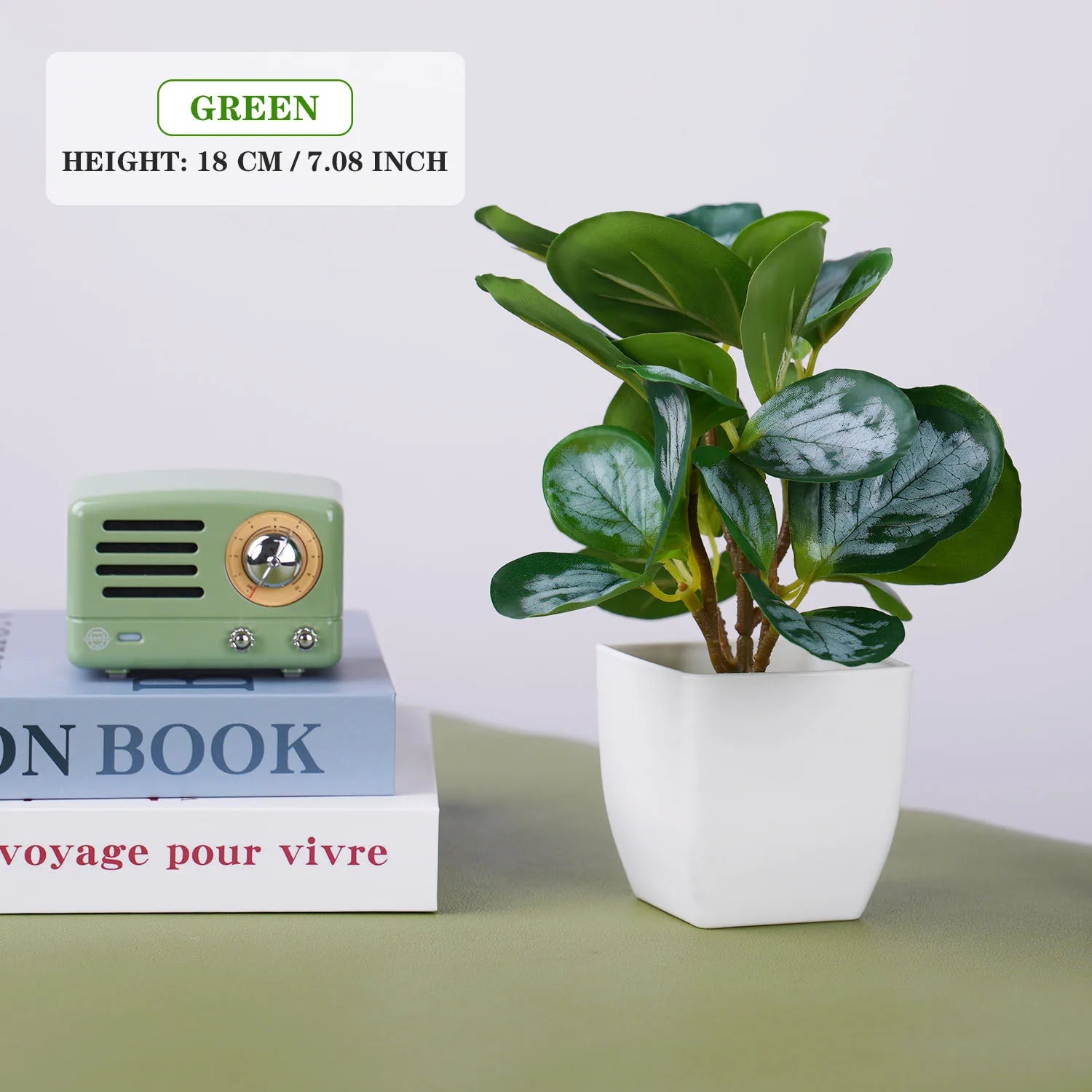 Fake Plants Bonsai Simulation Pot Green Plants Artificial Plants Table Potted Ornaments for Hotel Home Office Room Decoration