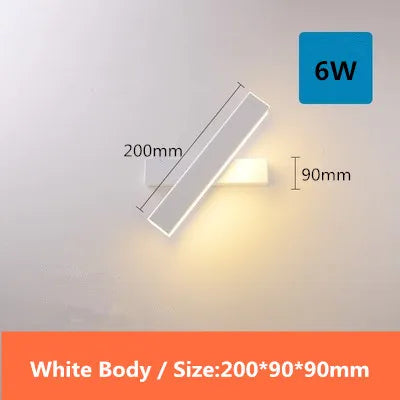 Nordic Desing Long Wall Lamp Modern Led Wall light For Living Room Bedroom LED Bedside Lamp Home Decor Wall Sconces Lights Lamps