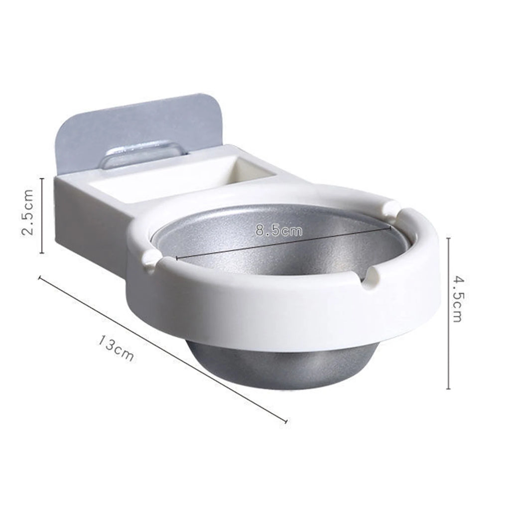 Wall Mounted Ashtray Indoor Stainless Steel Liner Ashtray Toilet Dedicated Outdoor Ash Tray For Home Toilet Storage Supplies