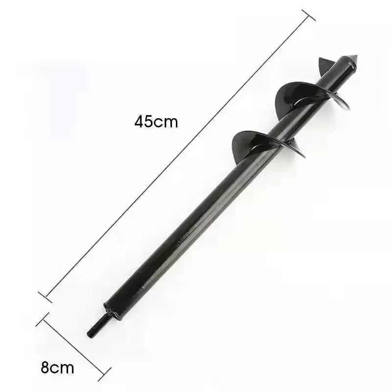 Metal Drill Bit Set Steel Gardening Tools Yard Spiral Rod Loose Soil Digging Pit Sowing Planting Flowers And Trees Plant Tool