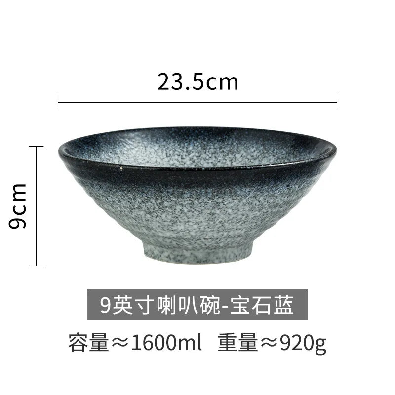Japanese Style Ceramic Bowl, Large Ramen Bowl, Soup Bowl, Creative Tableware
