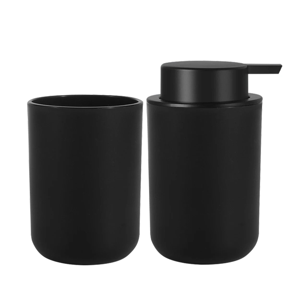 Foam Soap Dispenser with Mouthwash Cup Bathroom Refillable Foaming Hand Soap Lotion Bottles Kitchen Hands and Dish Soap Bottle