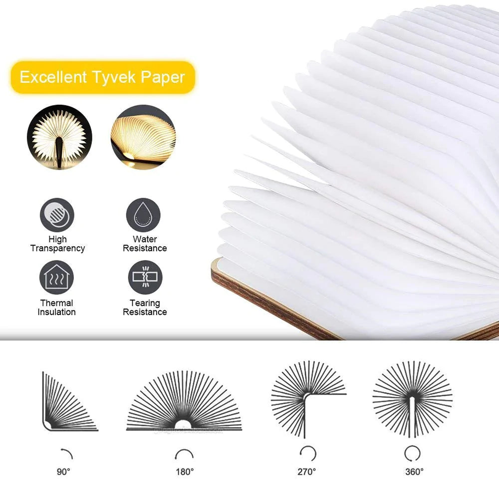 Portable LED Book Decor Night Light SHIPPING ONLY IN USA