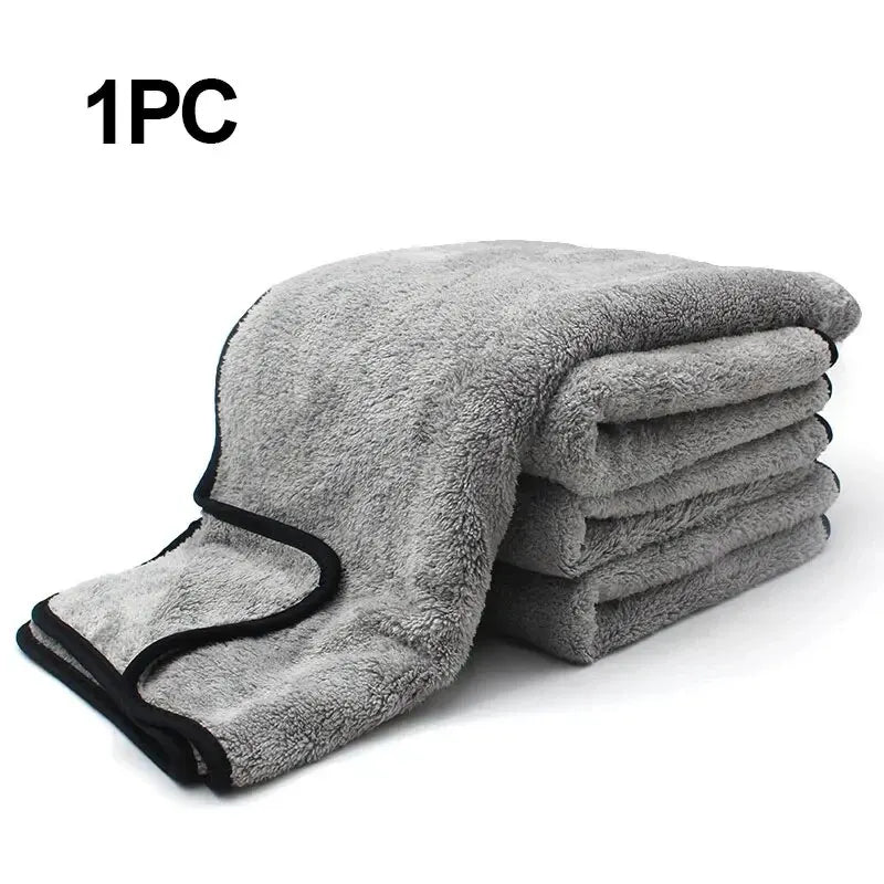 Microfiber Towel 75*35cm Car Wash Cloth Auto Cleaning Door Window Care Thick Strong Water Absorption Dry Cloth for Car Detailing