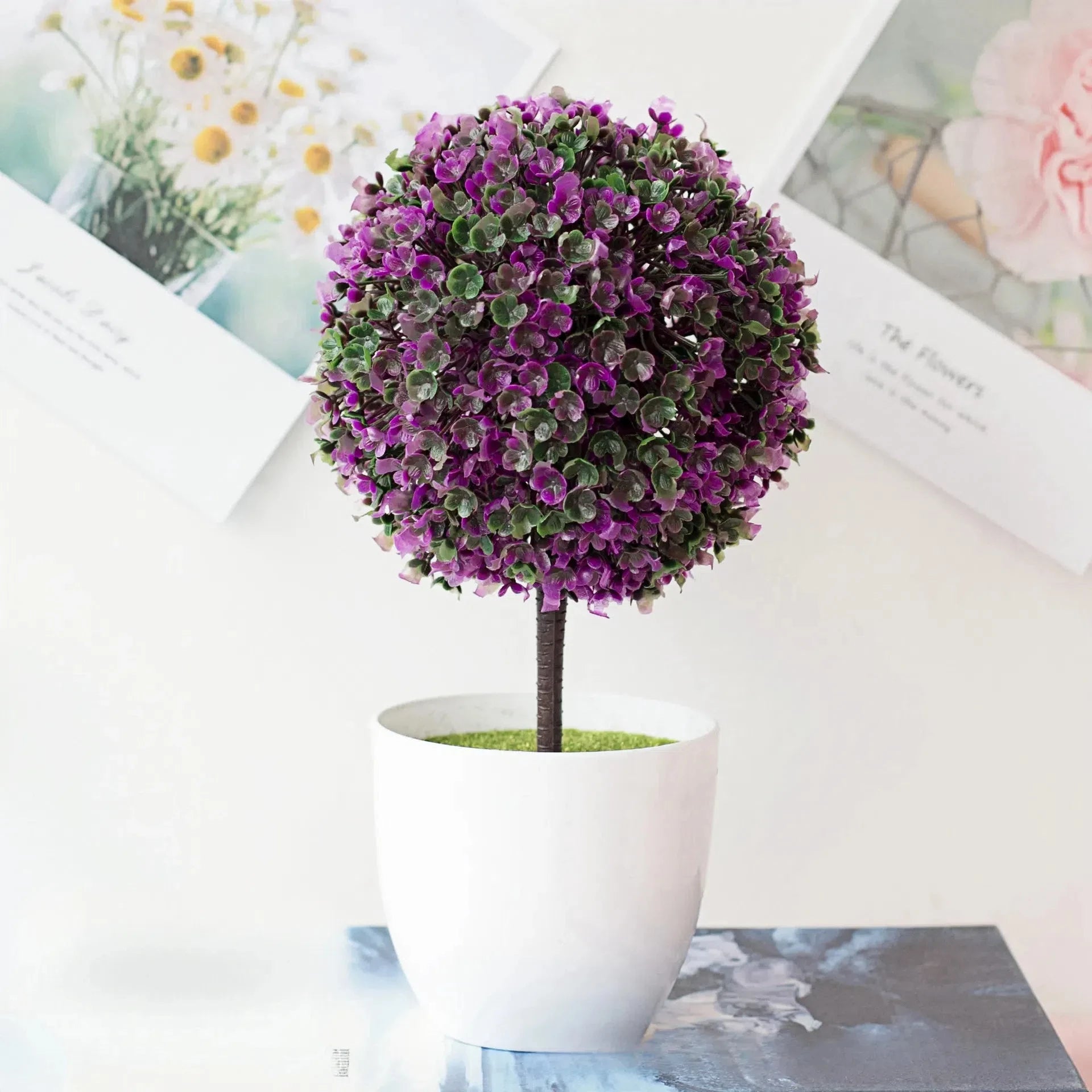 Artificial Plants Bonsai Small Tree Simulation Pot Plants Fake Flowers Table Potted Ornaments for Home Hotel Garden Decor