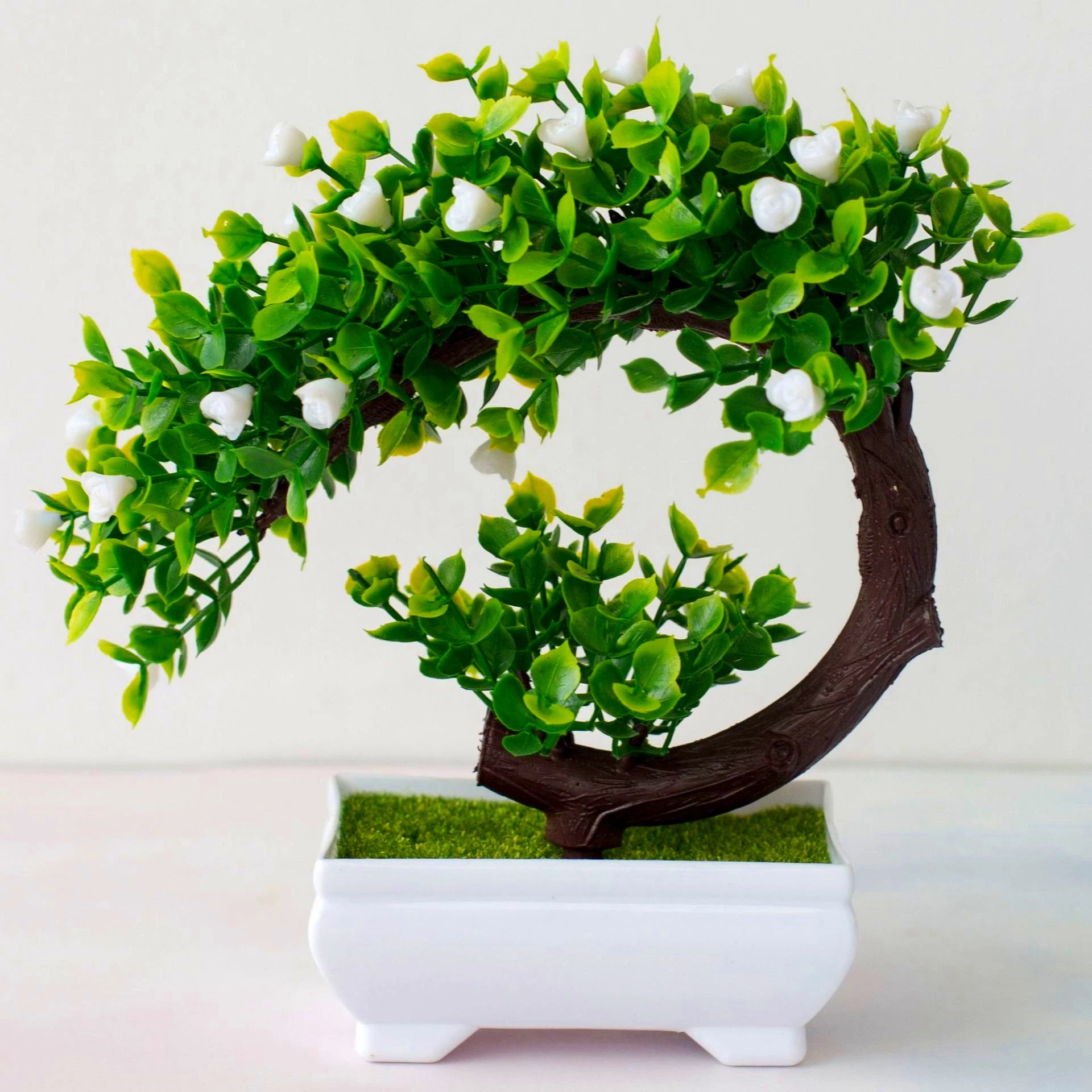 NEW Artificial Plants Bonsai Small Tree Pot Plants Fake Flowers Potted Ornaments For Home Decoration Hotel Garden Decor