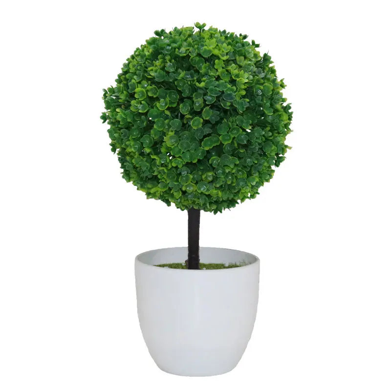 Artificial Plants Bonsai Small Tree Pot Fake Plant Flowers Potted Ornaments For Hotel Home Room Table Decoration Garden Decor