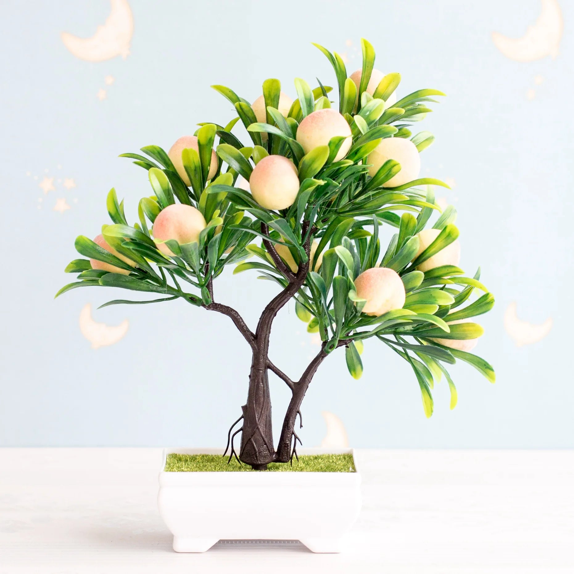 Artificial Plants Bonsai Small Tree Pot Fake Plant Flowers Potted Ornaments For Hotel Home Room Table Decoration Garden Decor