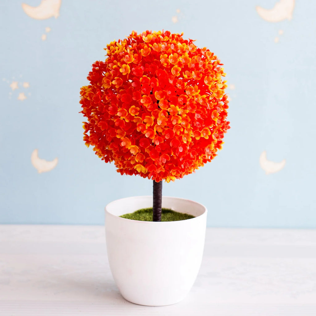 NEW Artificial Plants Bonsai Small Tree Pot Plants Fake Flowers Potted Ornaments For Home Decoration Hotel Garden Decor