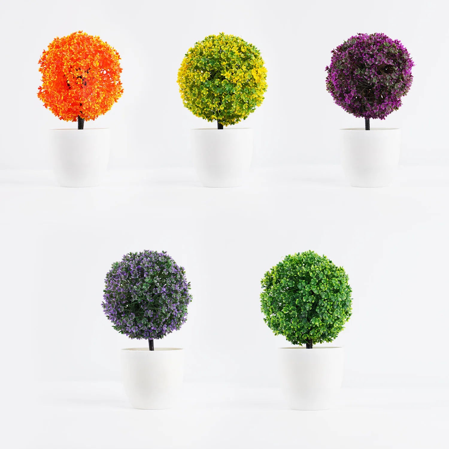 Artificial Plants Bonsai Small Tree Simulation Pot Plants Fake Flowers Table Potted Ornaments for Home Hotel Garden Decor