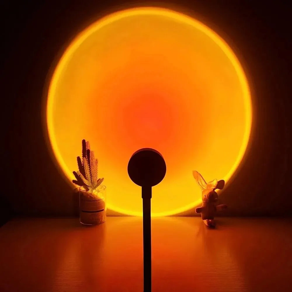 1 USB sunset atmosphere light, suitable for bedroom and living room decoration lights, sunset atmosphere lights, beautiful scene