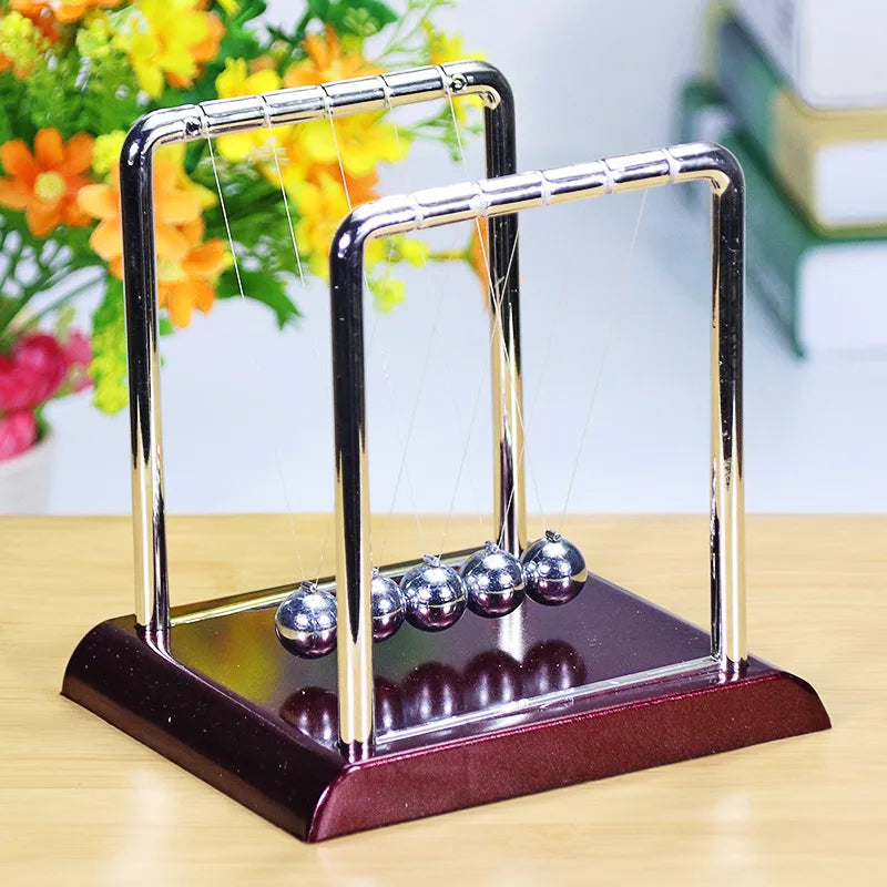 Newton's Cradle Balance Steel Ball Teaching Supplies Physics Science Pendulum Desktop Toys Stress Relief Gifts Home Decoration