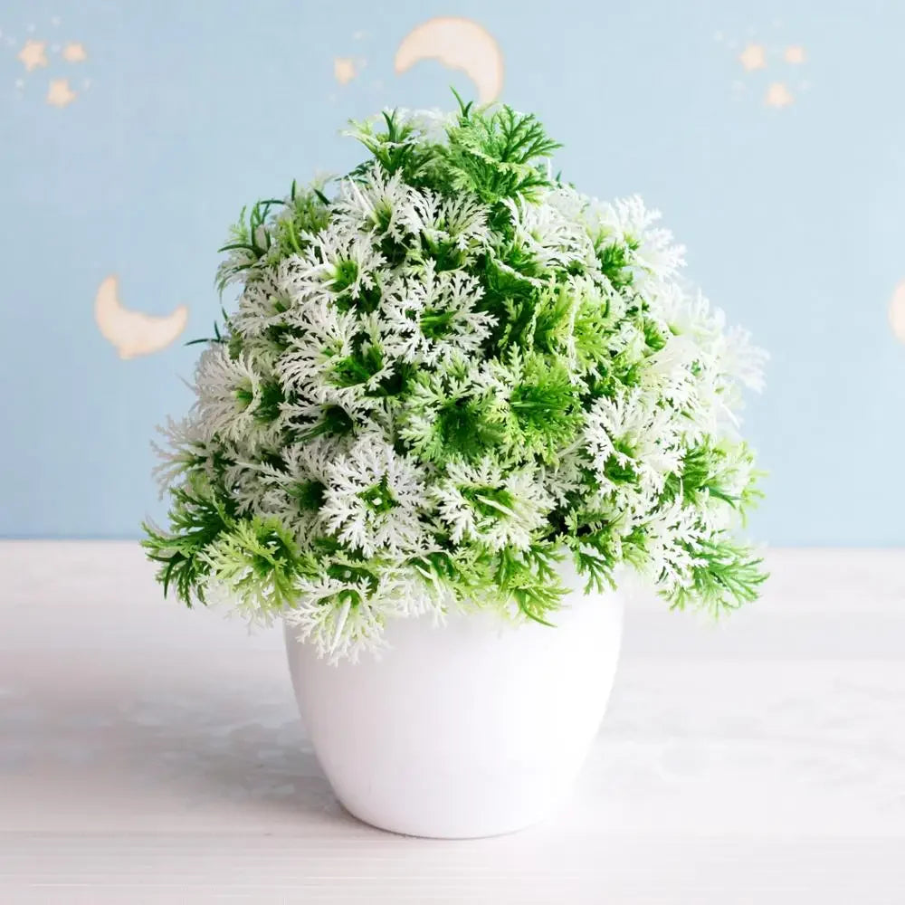 NEW Artificial Plants Bonsai Small Tree Pot Plants Fake Flowers Potted Ornaments For Home Decoration Hotel Garden Decor