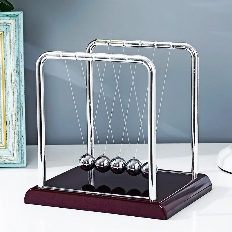 Newton's Cradle Balance Steel Ball Teaching Supplies Physics Science Pendulum Desktop Toys Stress Relief Gifts Home Decoration
