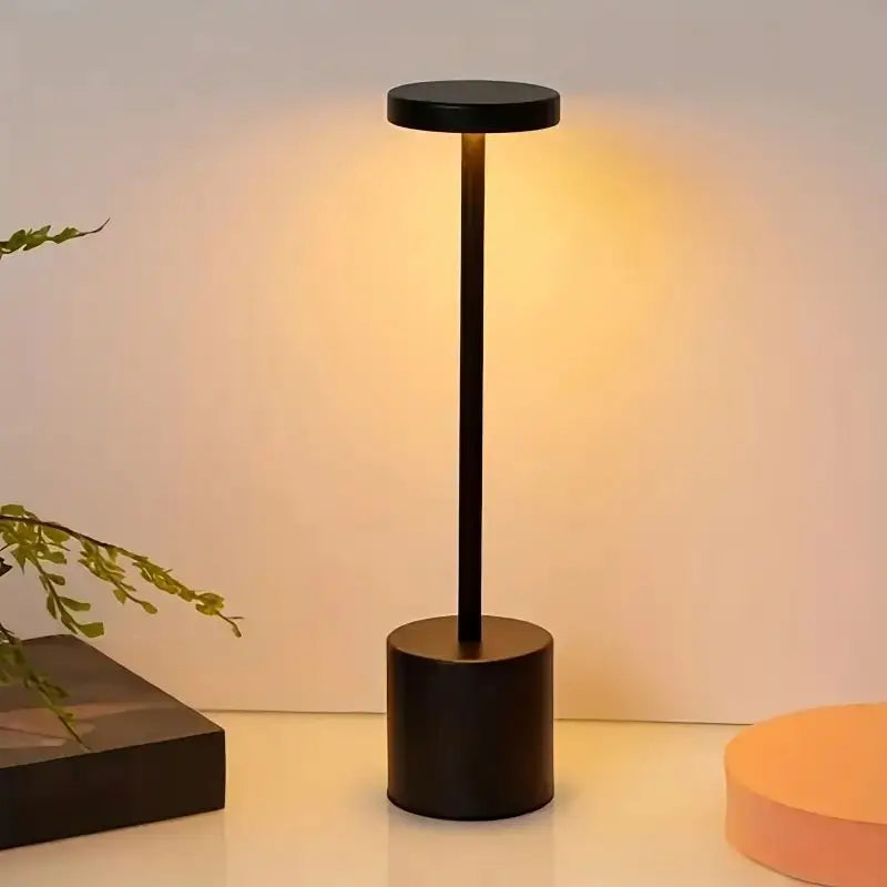 1 USB Charging LED Touch Three Color Dimmable Desk Lamp Suitable for Living Room Bedroom Dormitory Reading Light