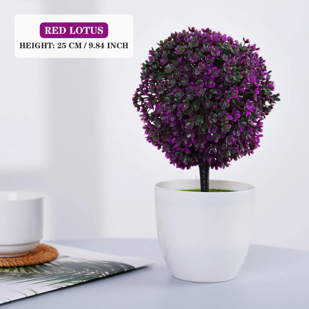 Artificial Plants Bonsai Small Tree Simulation Pot Plants Fake Flowers Table Potted Ornaments for Home Hotel Garden Decor