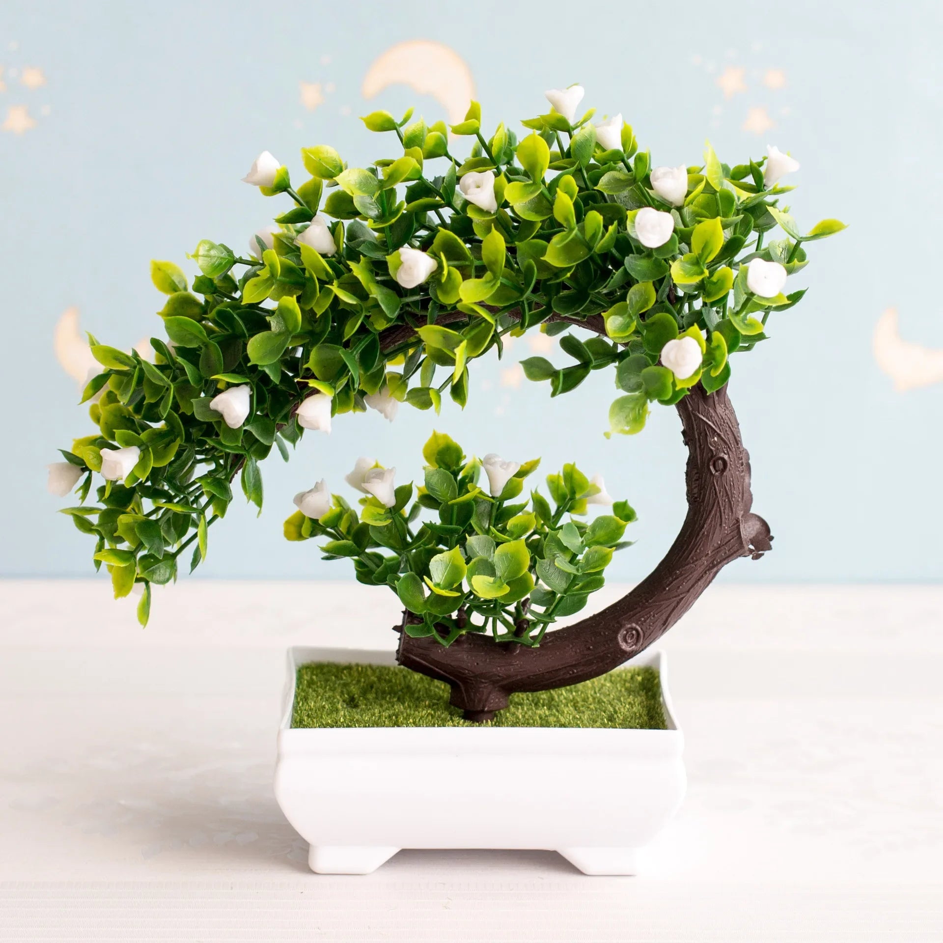 NEW Artificial Plants Bonsai Small Tree Pot Plants Fake Flowers Potted Ornaments For Home Decoration Hotel Garden Decor