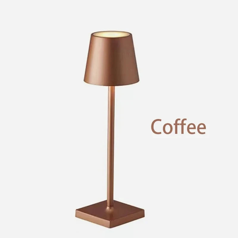 LED Touch Sensor Table Lamp 3 Color Desktop Night Light Bedside Creative Ambient Light Bar Outdoor Decoration Room Outdoor Decor
