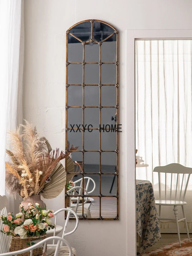 Antique Dressing Mirror Hallway Corridor Living Room Wall Hanging Decorative Mirror B & B Clothing Store Full-Length Mirror
