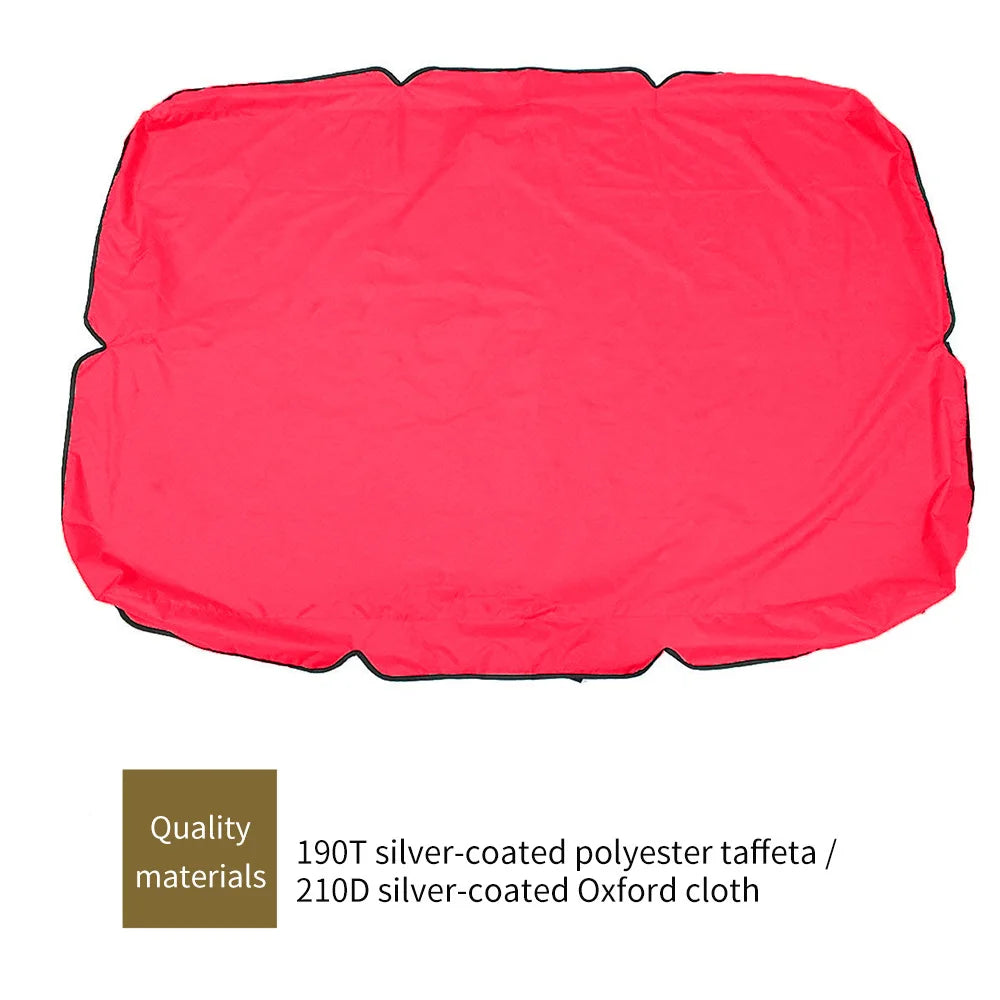 Outdoor Swing Canopy 3 Seater Chair Top Cover Canopy UV Sun Water Proof for Patio Yard Seat Hammock Canopy Dustproof Cover