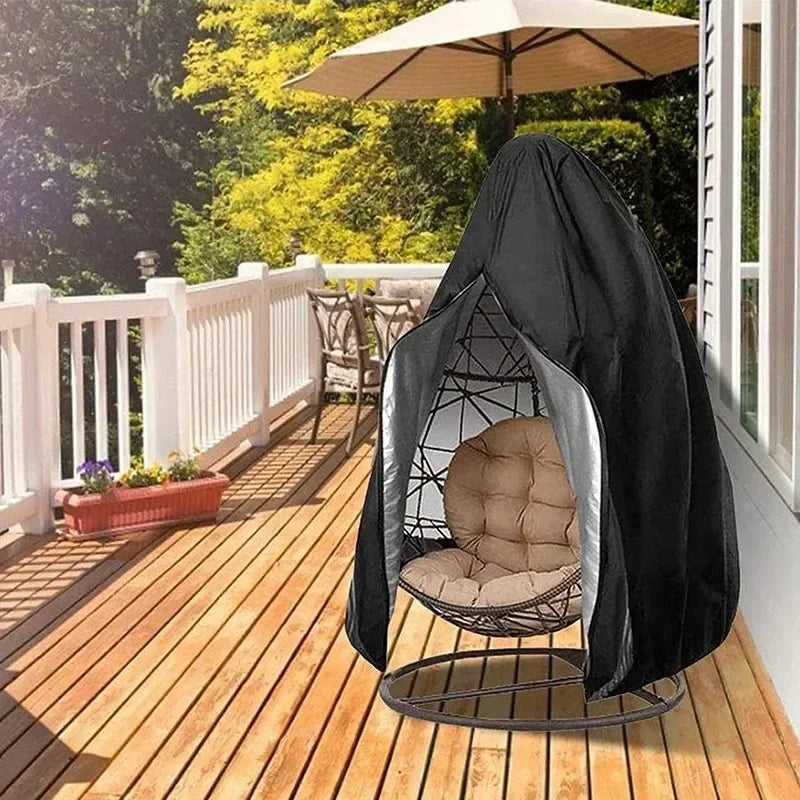 Chair Cover Anti-Dust Hanging Chair Cover Waterproof Protector Cover Hanging For Outdoor Swing Chair Hanging Kitchen Organizer