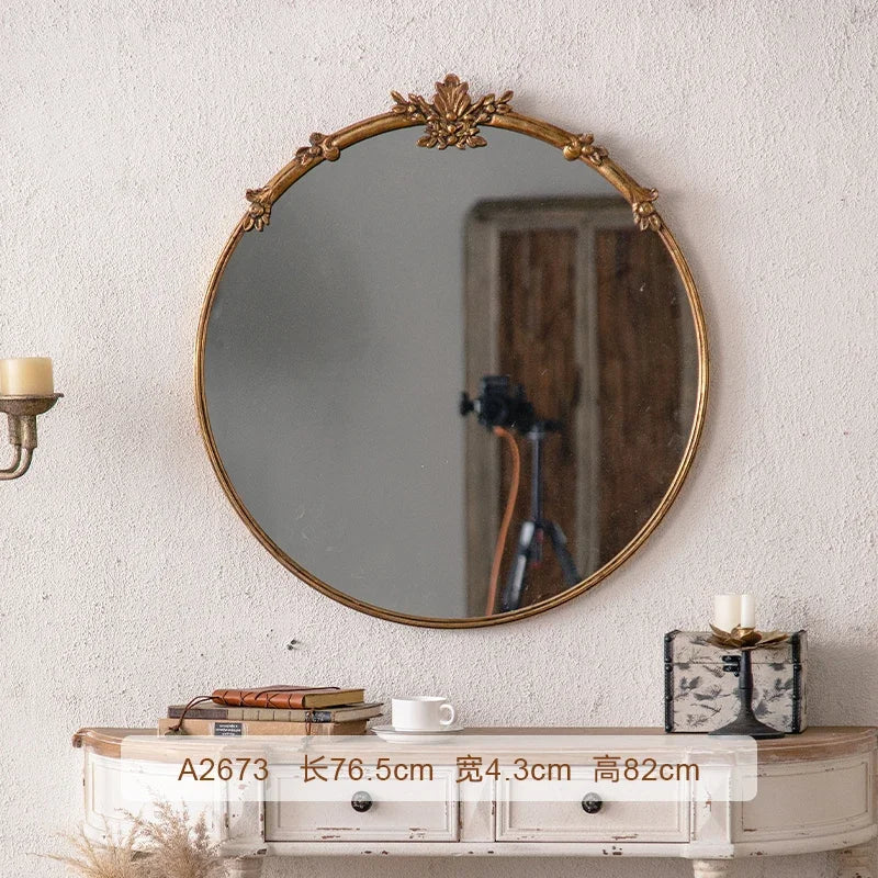 Antique Dressing Mirror Hallway Corridor Living Room Wall Hanging Decorative Mirror B & B Clothing Store Full-Length Mirror