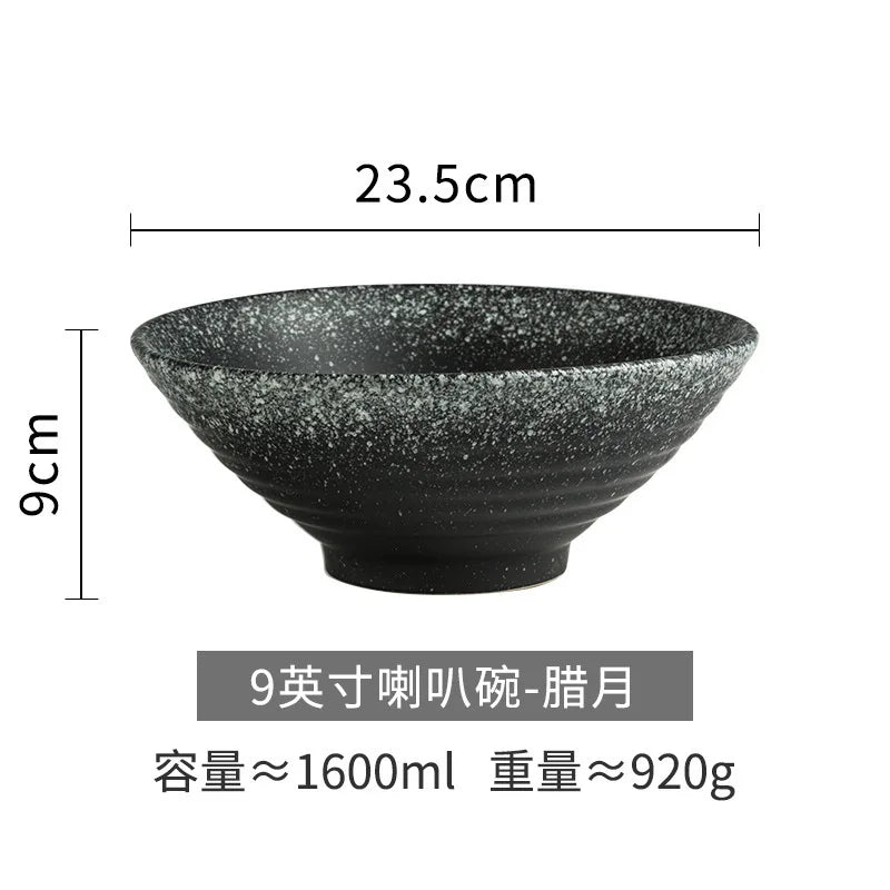 Japanese Style Ceramic Bowl, Large Ramen Bowl, Soup Bowl, Creative Tableware