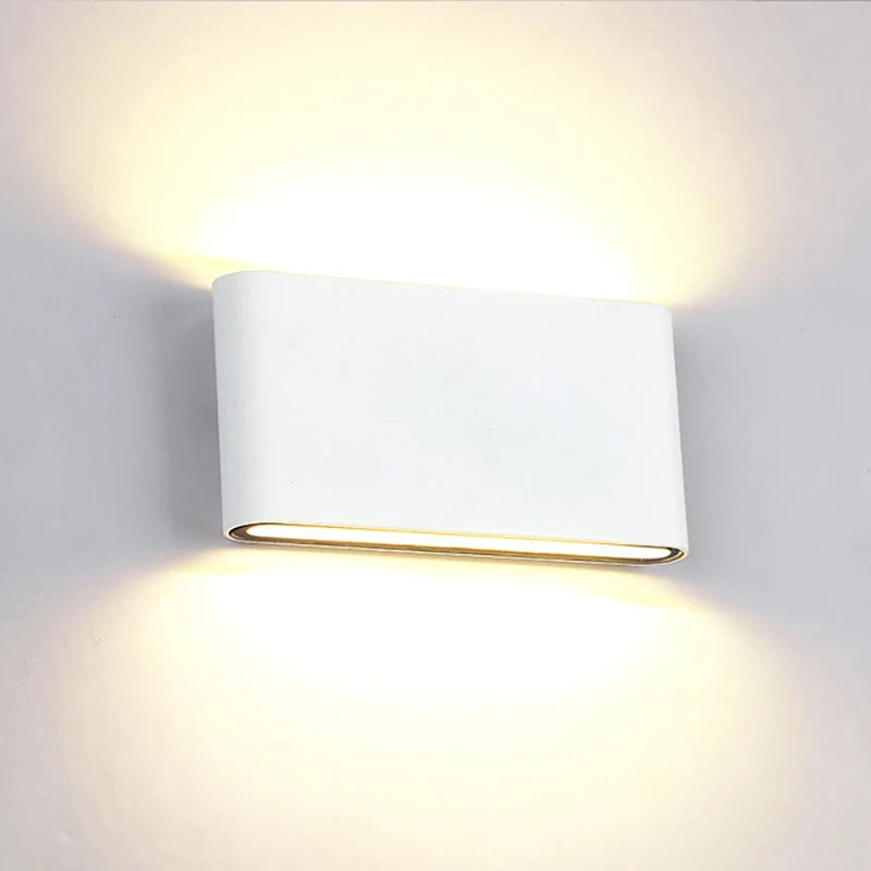 Nordic Wall Light  Aluminum IP65 Waterproof Indoor Wall Lamp Up Down Corridor Lights for Home Stairs Bedroom Bedside Lamps