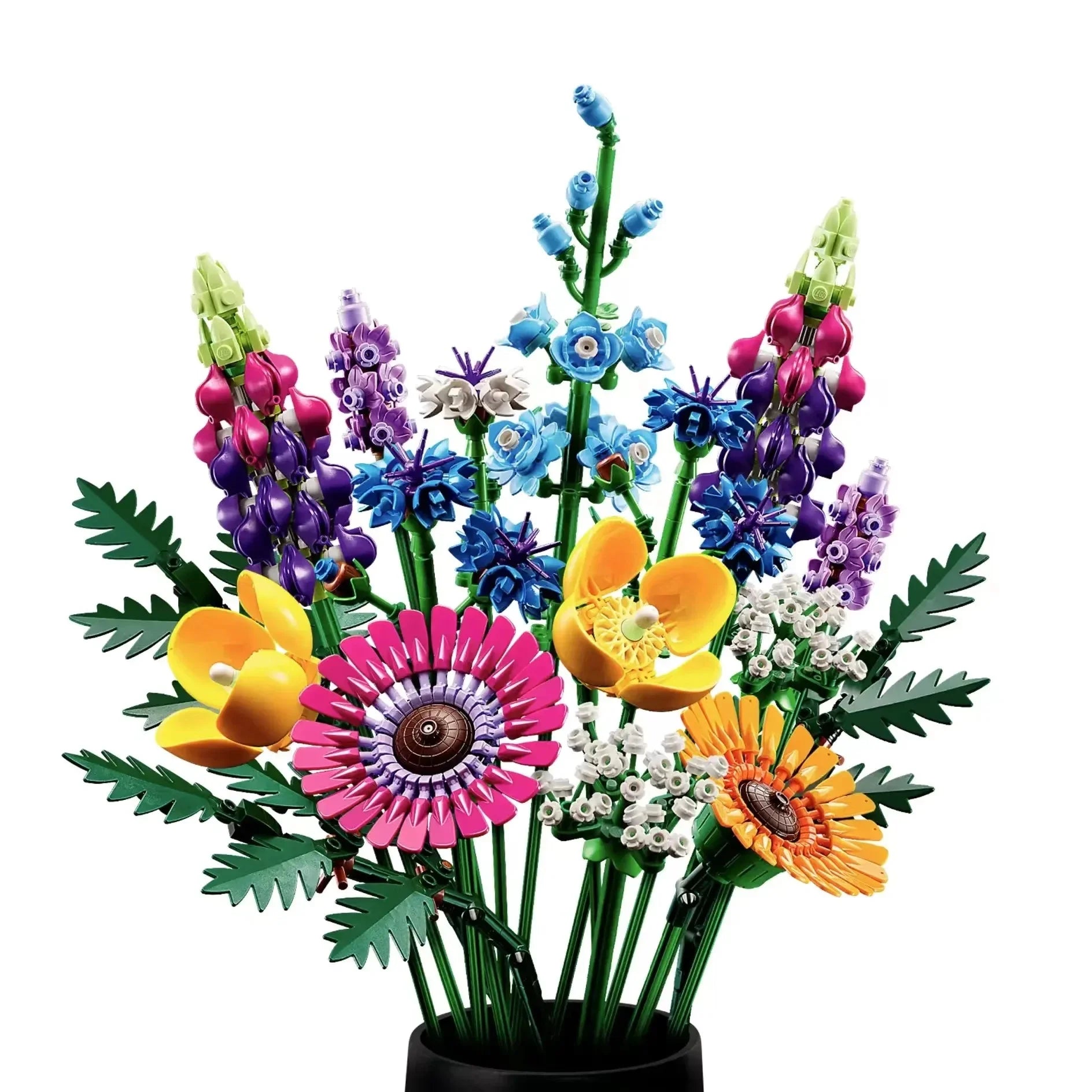 Wildflower Bouquet 10313 Building Blocks Set Dried Flower Centerpiece 10314 Botanical Home Decor  Toys Girl Birthday Gift