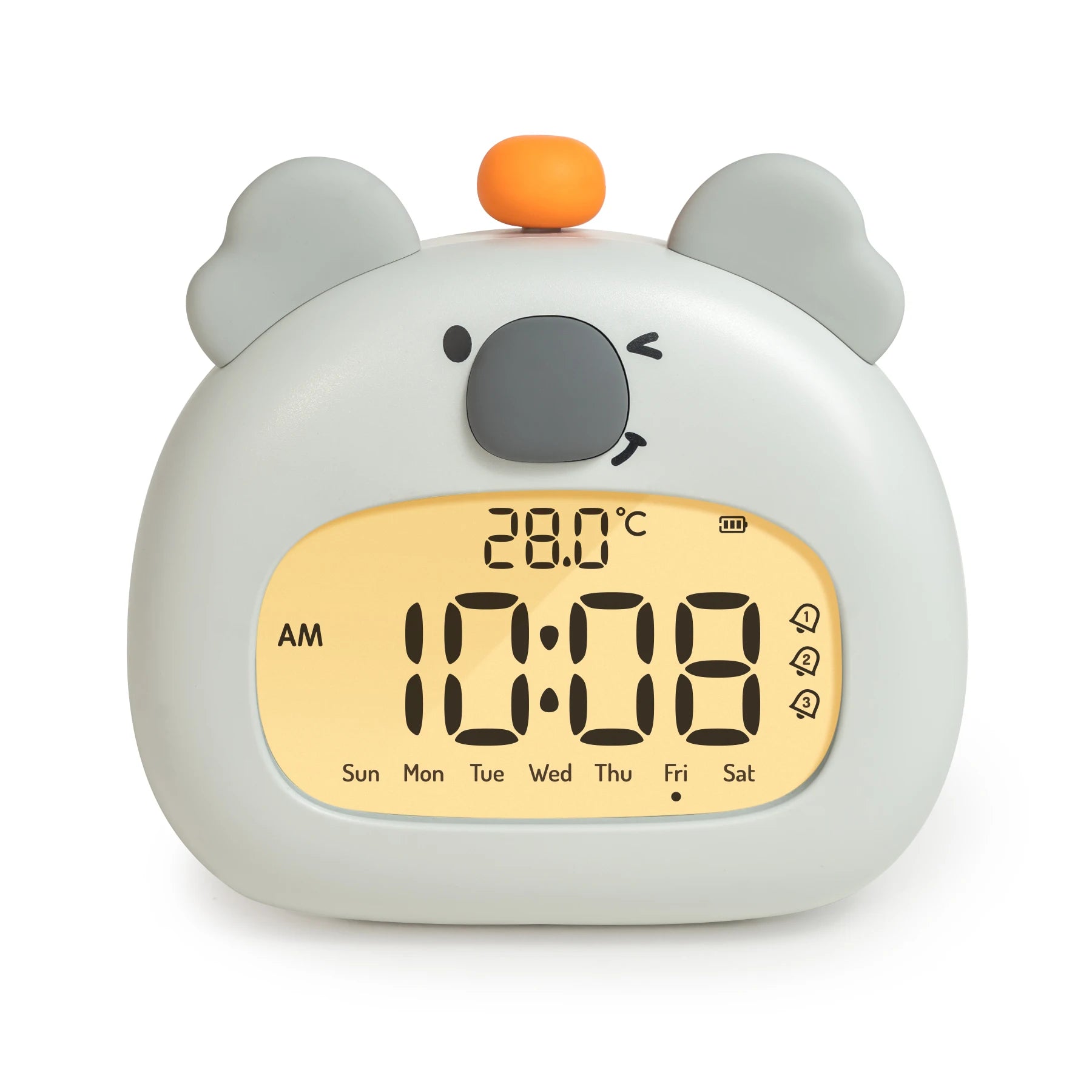 LED Alarm Clock With Night Light Multi-functional Timer Wake Up Alarm Clocks Capybara Axolotl Koala Bedroom Desk Decor Kids Gift